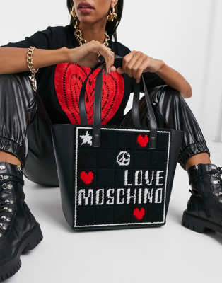 love moschino shopper bags