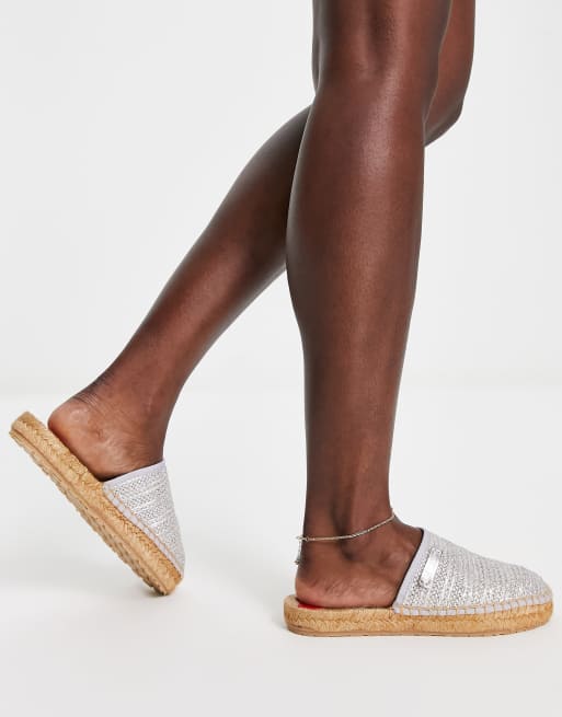 Espadrille slider hot sale