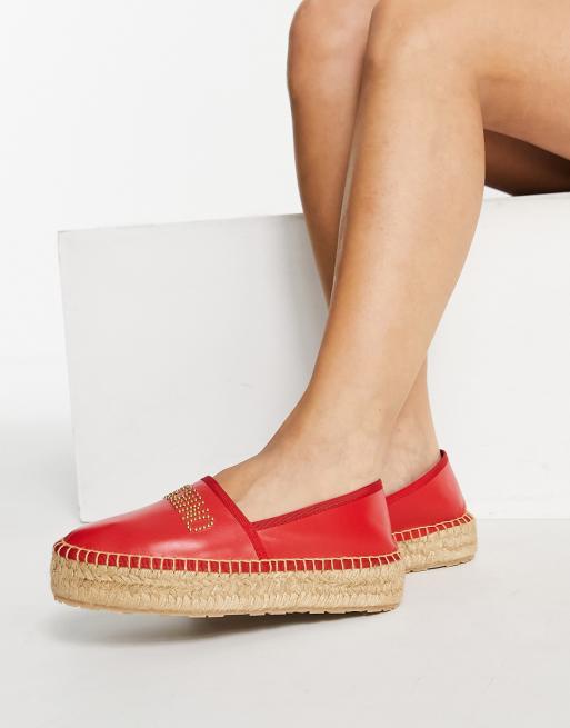 Love moschino clearance espadrilles sale