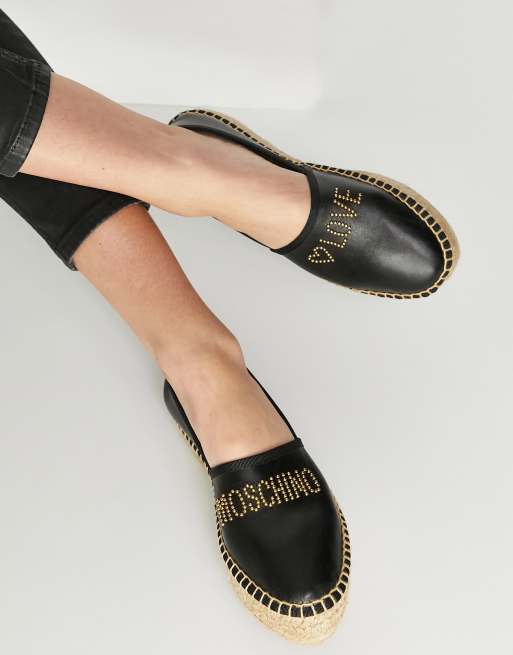 Espadrilles store love moschino