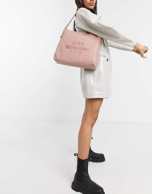 Love pink cheap tote bag