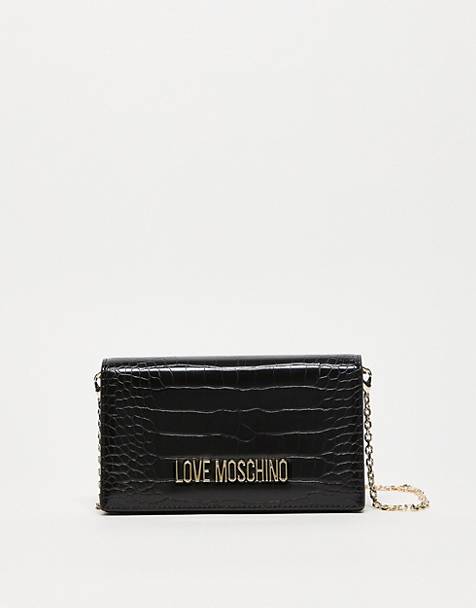 Moschino FINAL SALE!! Original Love Moschino large purse/wallet with dome studs in black 