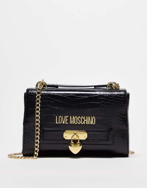 Moschino best sale padlock bag