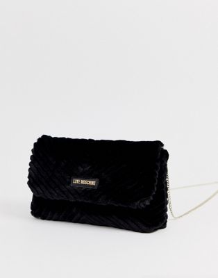 Love Moschino faux fur quilted bag | ASOS