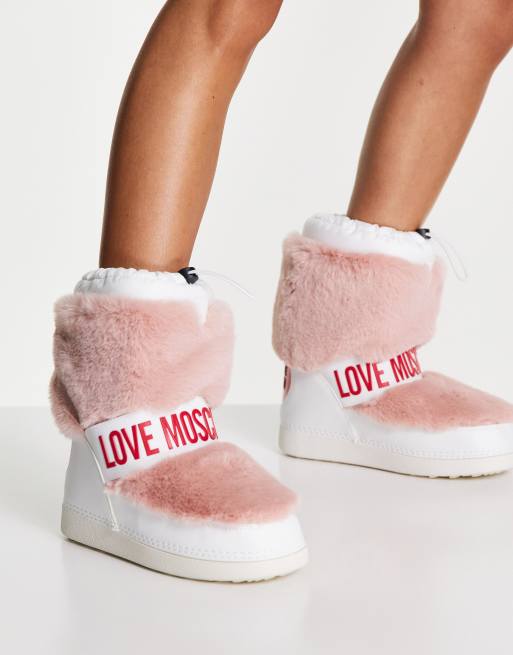 Moschino fur shop moon boots