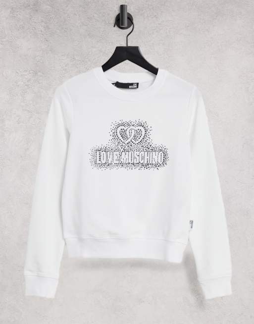 Felpa cheap love moschino