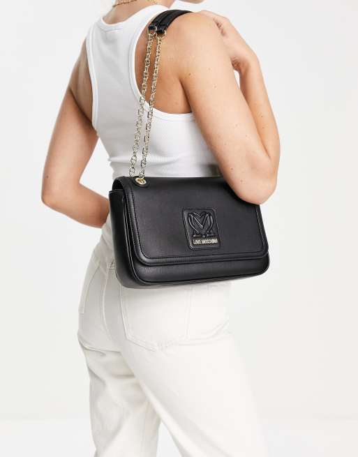 Love moschino best sale flap over bag