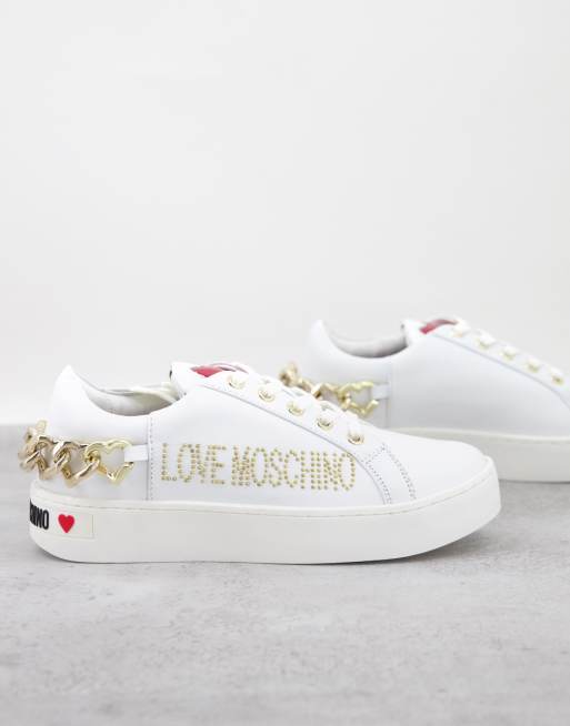 ladies moschino trainers