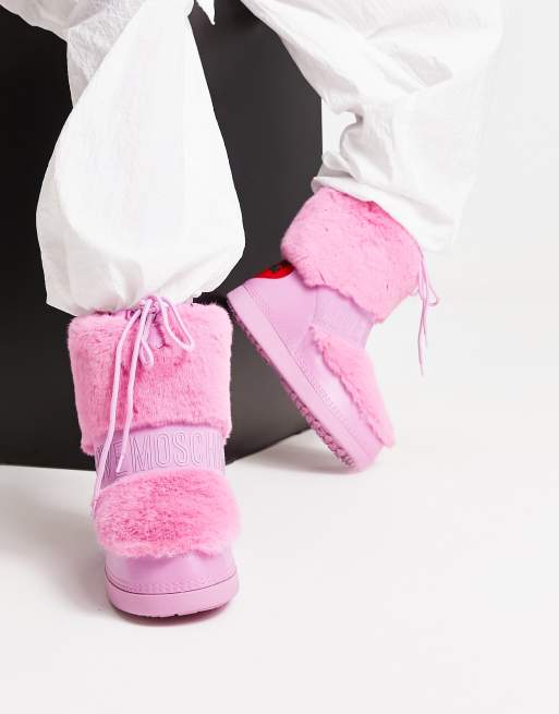 Fluffy hotsell snow boots