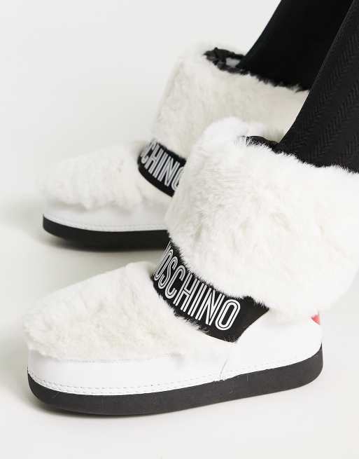 Moschino boots fur online