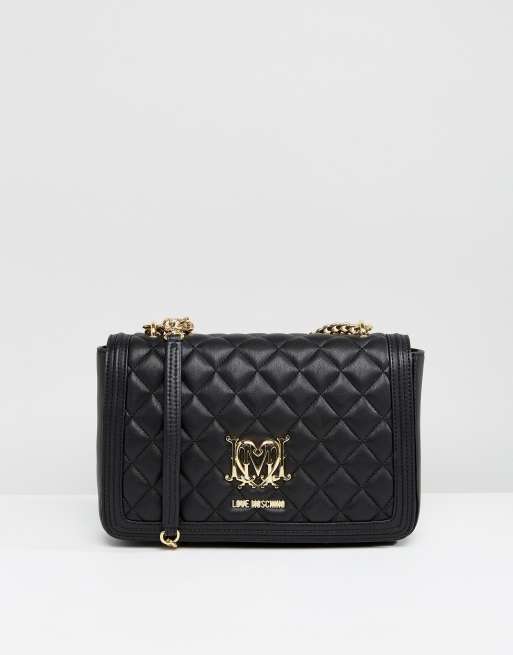 Love Moschino – Gesteppte Tasche mit Herz-Logo | ASOS