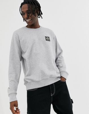 Love Moschino – Grå sweatshirt med logga