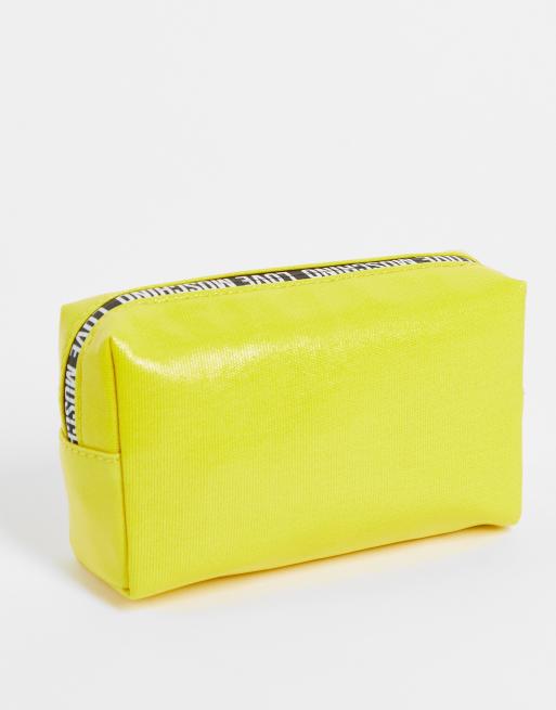 Love Moschino - Gul makeuptaske med hjertelogo, 2 af 4