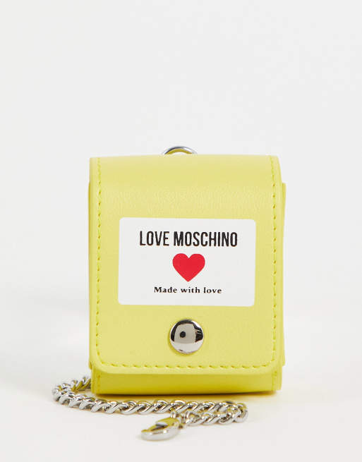 Love Moschino - Gult iPad-etui