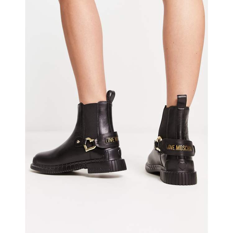 Love moschino hot sale chelsea boots