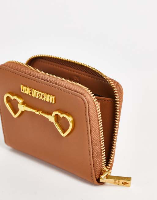 Love moschino discount love wristlet wallet