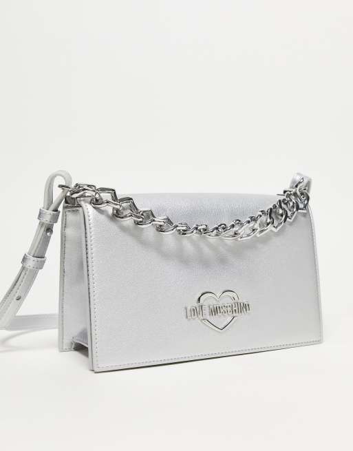 Grey discount moschino bag