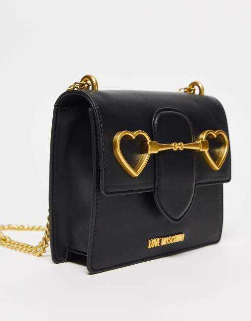 Black love moschino discount purse