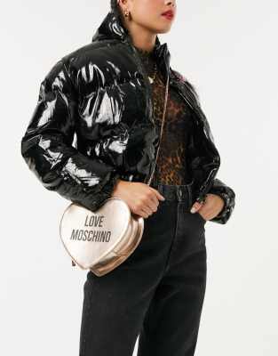 love moschino heart shaped bag