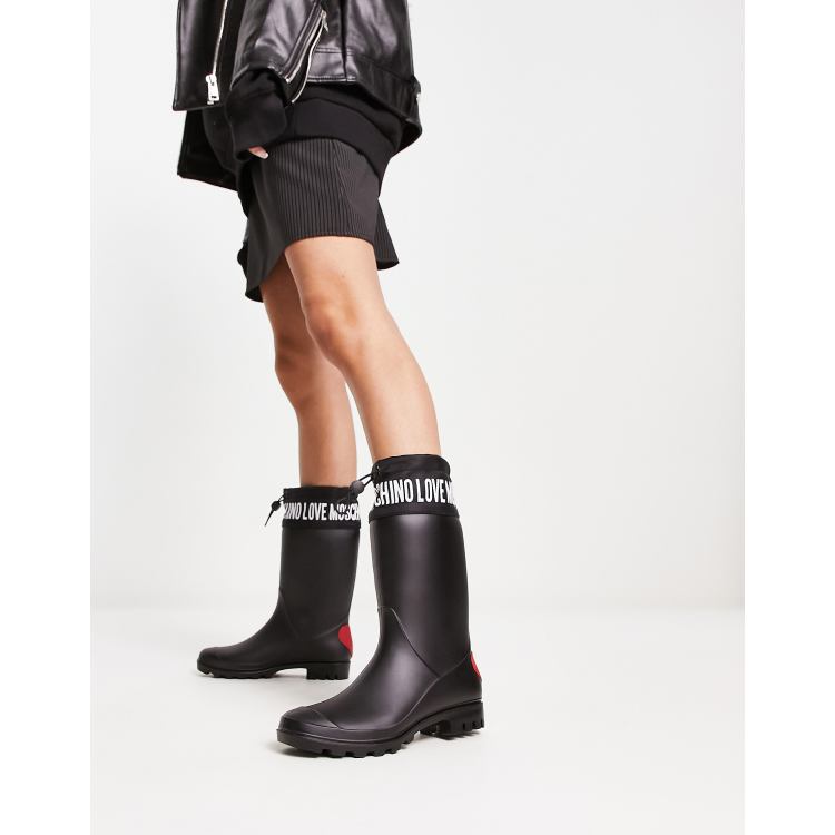 Moschino store rain boots