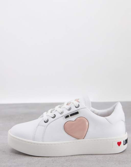 Love moschino store heart sneakers