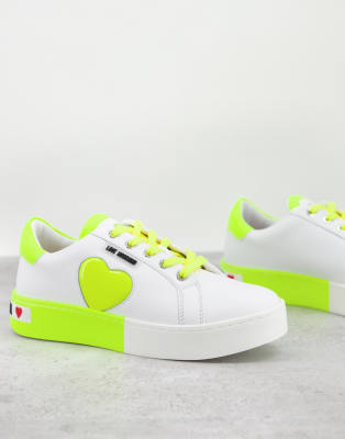 love moschino heart sneakers