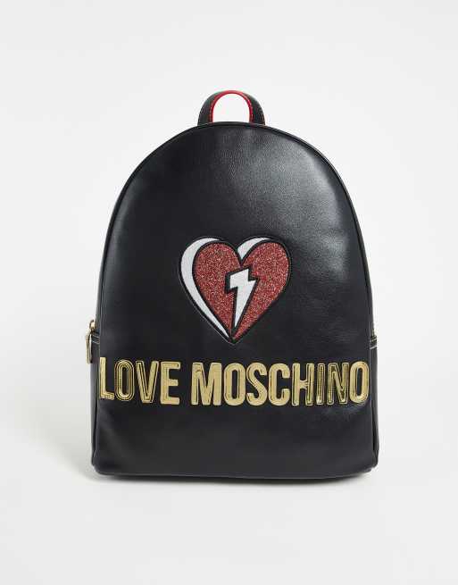 Love moschino discount backpack with heart