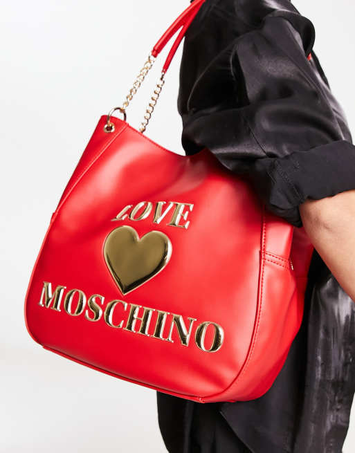 Love moschino bag red heart deals