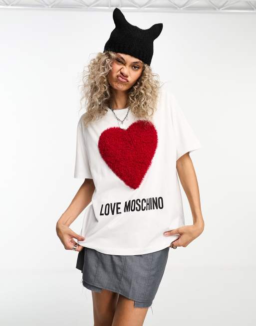 moschino heart shirt