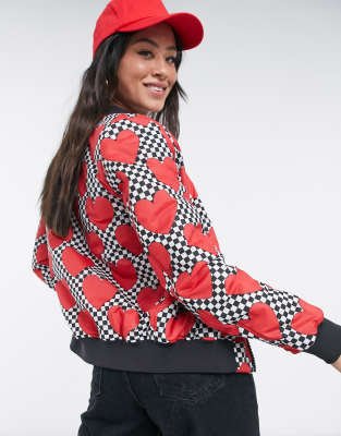 love moschino heart jacket
