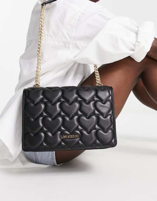 Quilted handbag with chain detail new arrivals