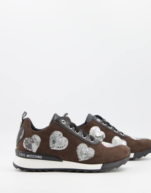 Love moschino heart runner hot sale trainers