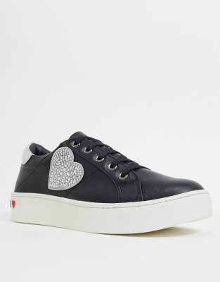 love moschino diamante trainers