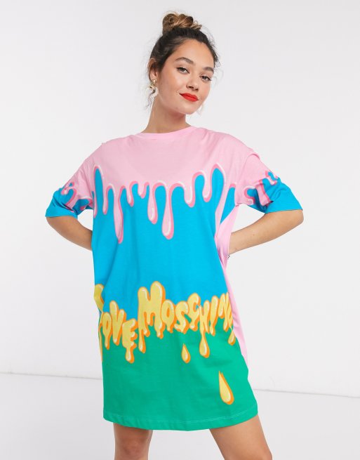 Ice cream store shirt dress