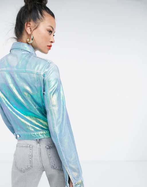 Iridescent Denim Jacket - Ready to Wear