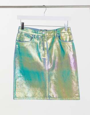 love moschino iridescent sock trainer