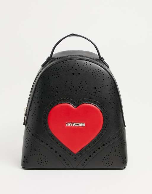 Moschino 2025 heart backpack