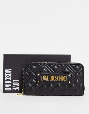 black moschino purse