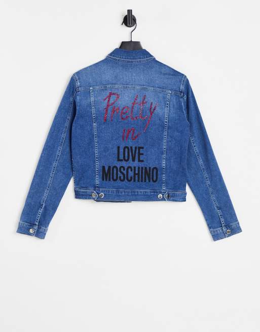 Moschino jean outlet jacket