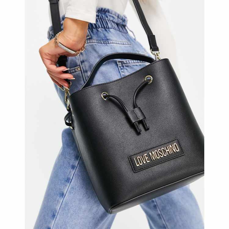 Love moschino best sale bow bucket bag