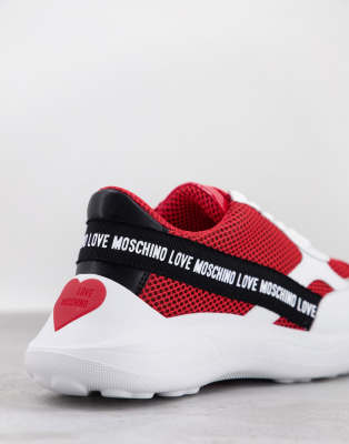 moschino love sneakers