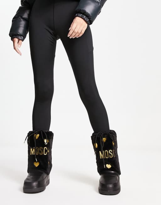 Love moschino snow discount boots with sequin hearts