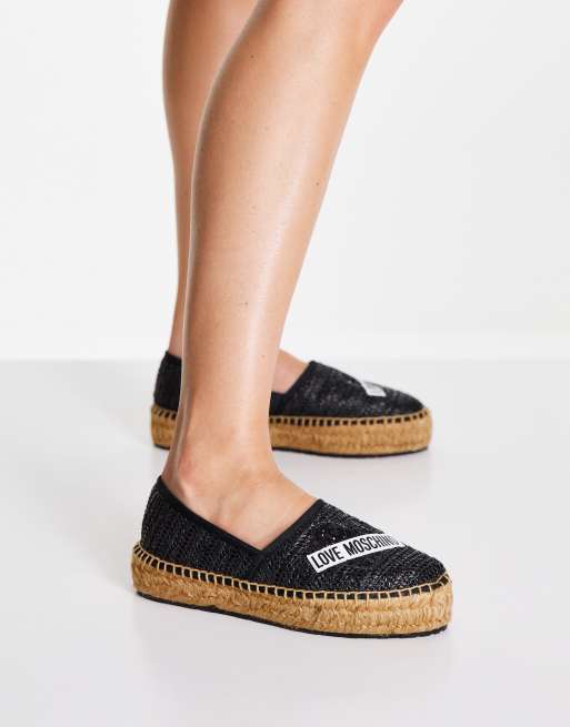 Espadrillas shop love moschino