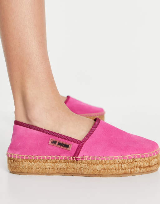 Moschino cheap espadrilles pink