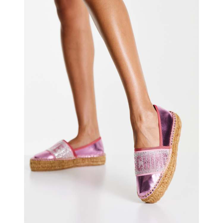 Moschino cheap espadrilles pink