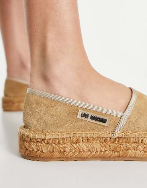 Moschino espadrilles discount beige