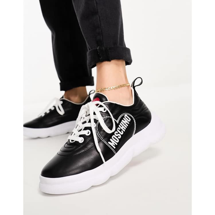 Ladies on sale moschino trainers