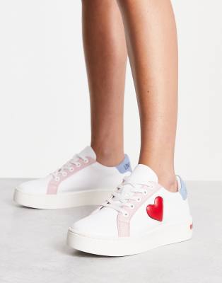 Love Moschino logo heart trainer in multi - ASOS Price Checker