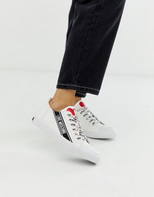 moschino wedge sneakers