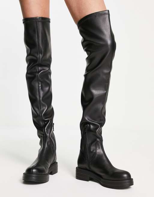 Love moschino over the sales knee boots